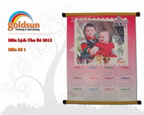 Mẫu lịch cho bé 2013